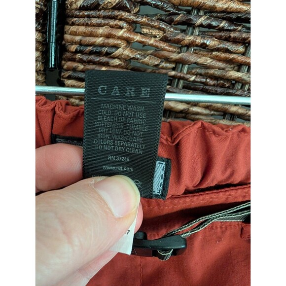 REI UPF 30+ Cargo Knee Length Skirt Women's 16 Orange Gorpcore Hiking Camping - Picture 12 of 12